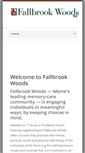 Mobile Screenshot of fallbrookwoods.com